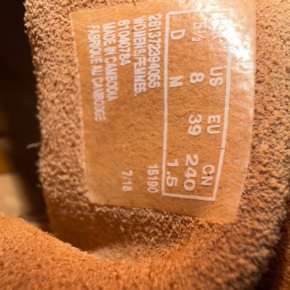 Clarks Suede Ankle Booties in Chestnut - Picture 6 of 6